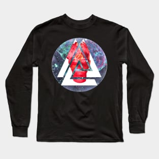 Fire & Galaxy (Buber Logo) Long Sleeve T-Shirt